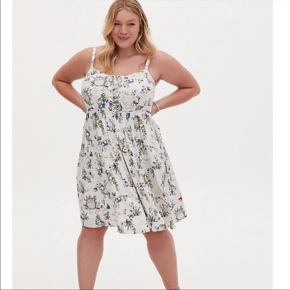 torrid Dresses & Skirts - NWT HER UNIVERSE STUDIO GHIBLI MY NEIGHBOR TOTORO LACE-UP DRESS Torrid Large/0